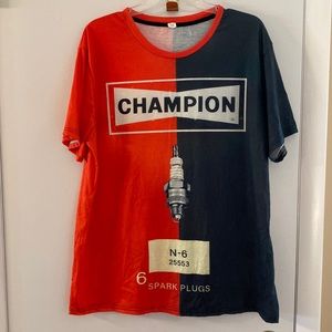 Champion Spark Plugs  T Shirt XL